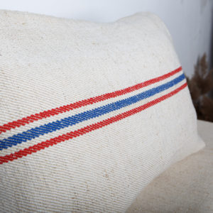 vintage-grain-sack-pillowcase-with-blue-lines-bedroom